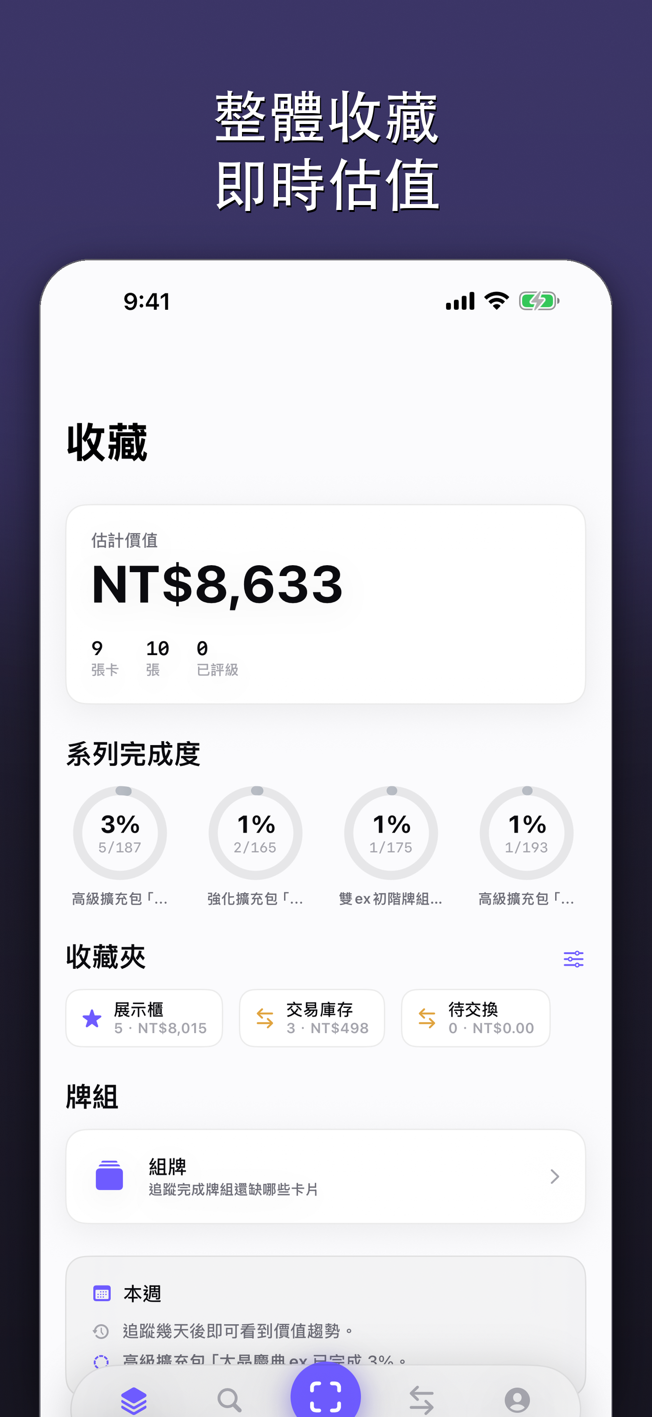 一眼掌握整個收藏的價值